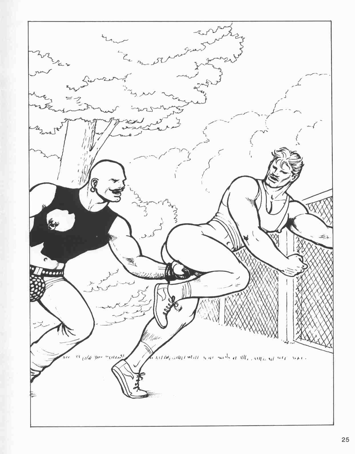 Tom of Finland Kake 25 Postal rape. 